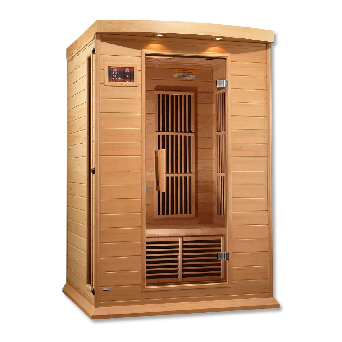 2-Person Low EMF (Under 8MG) FAR Infrared Sauna (Canadian Hemlock) — product view 10