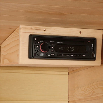 2-Person Low EMF (Under 8MG) FAR Infrared Sauna (Canadian Hemlock) — product view 2
