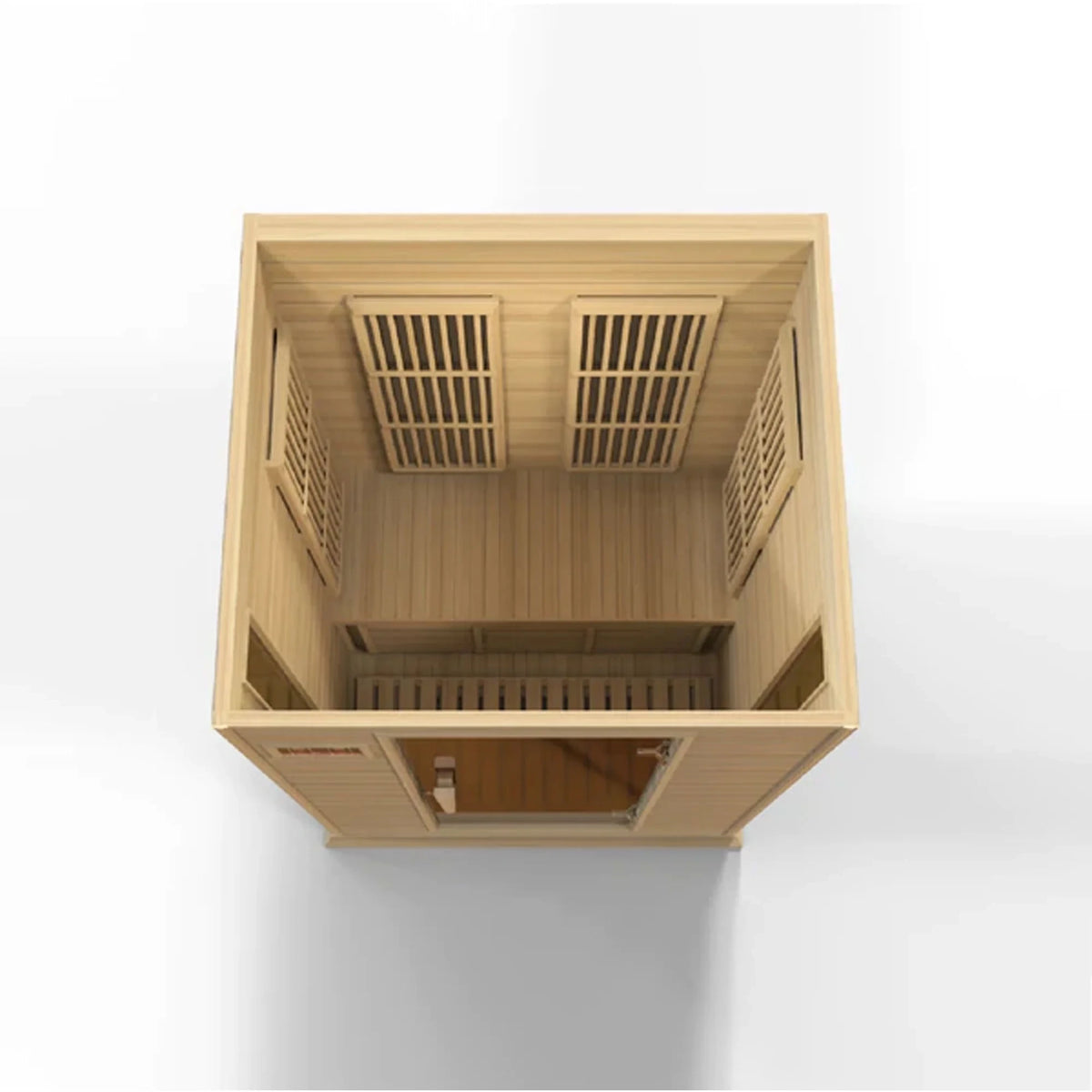 2-Person Low EMF (Under 8MG) FAR Infrared Sauna (Canadian Hemlock) — product view 6
