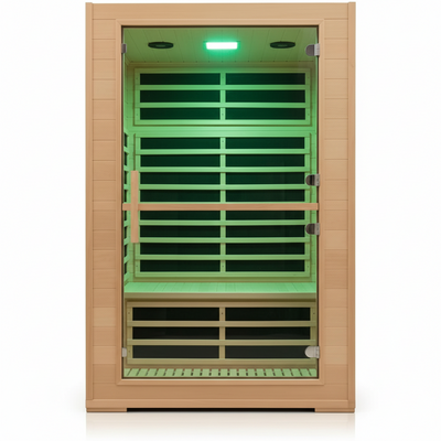 2-Person FAR Infrared Sauna with App Control – Hemlock