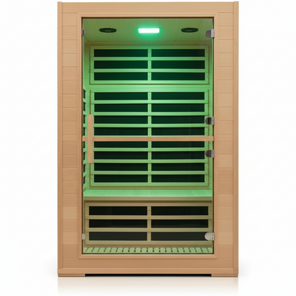 2-Person FAR Infrared Sauna with App Control – Hemlock