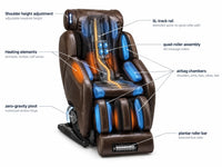 Jin Espresso SL Track Zero Gravity Massage Chair — How It Works